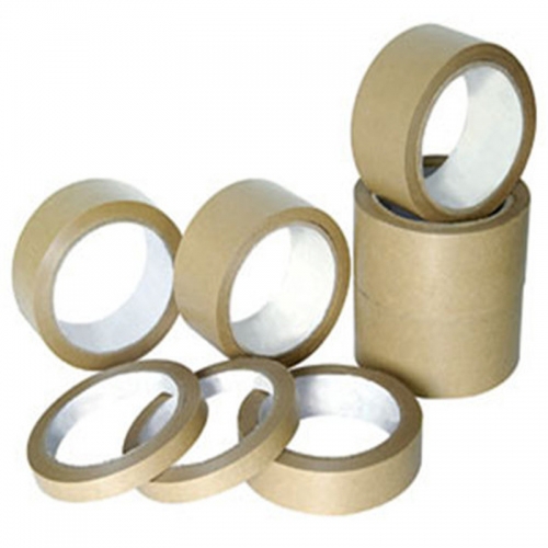 Single Sided Kraft Adhesive Paper Gum Tape Jumbo Roll china Cat